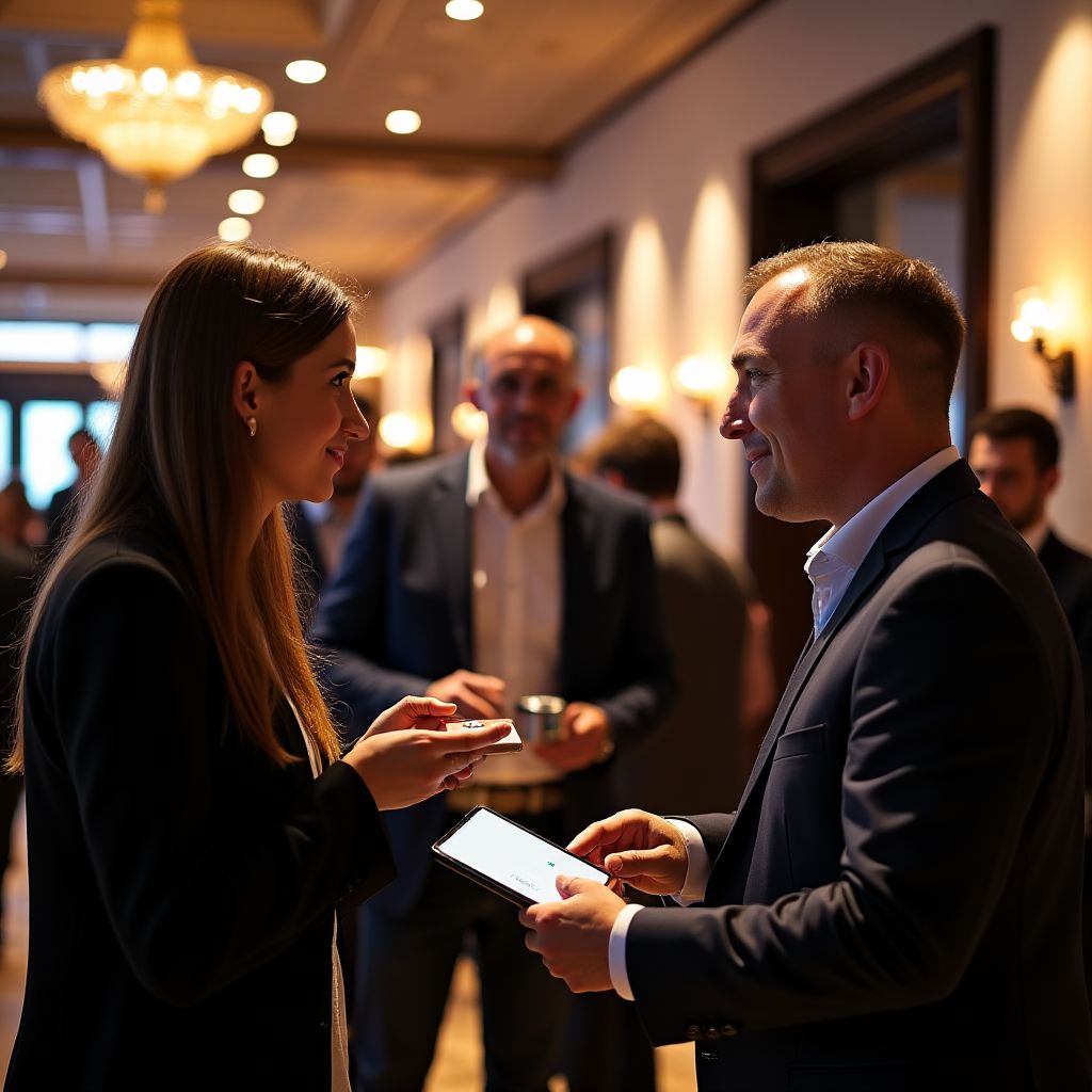 Sesión de networking internacional